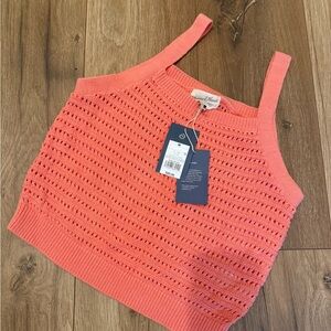 Universal Thread Coral Knit Crop Top